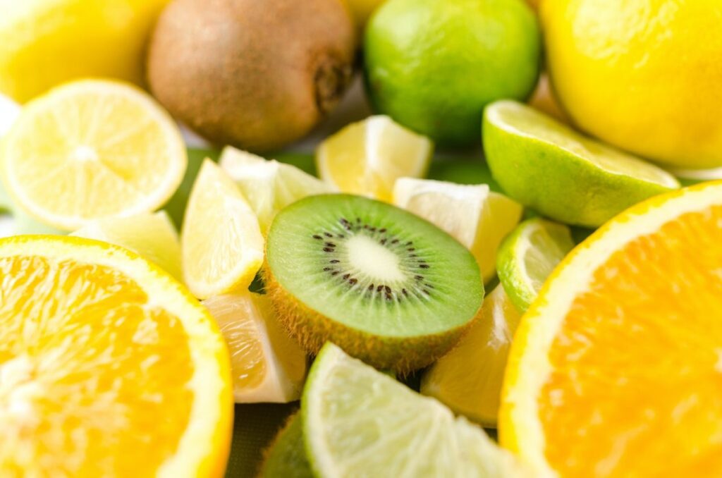 Mix of citrus fruits that are high in vitamin C.